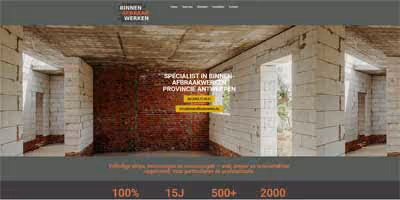 webdesign en seo binnenafbraakwerken